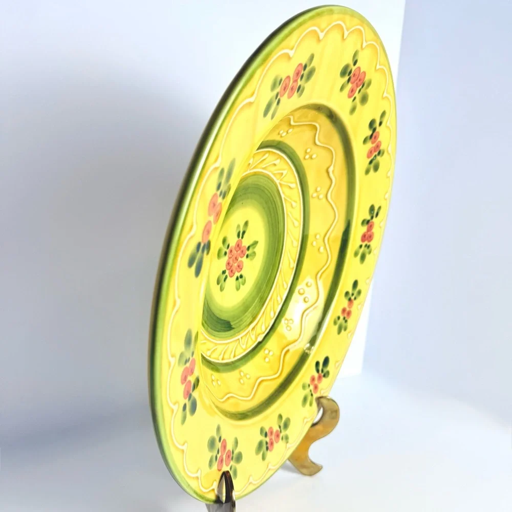 Vintage WILLIAMS SONOMA Ceramiche Large Hand Painted 14